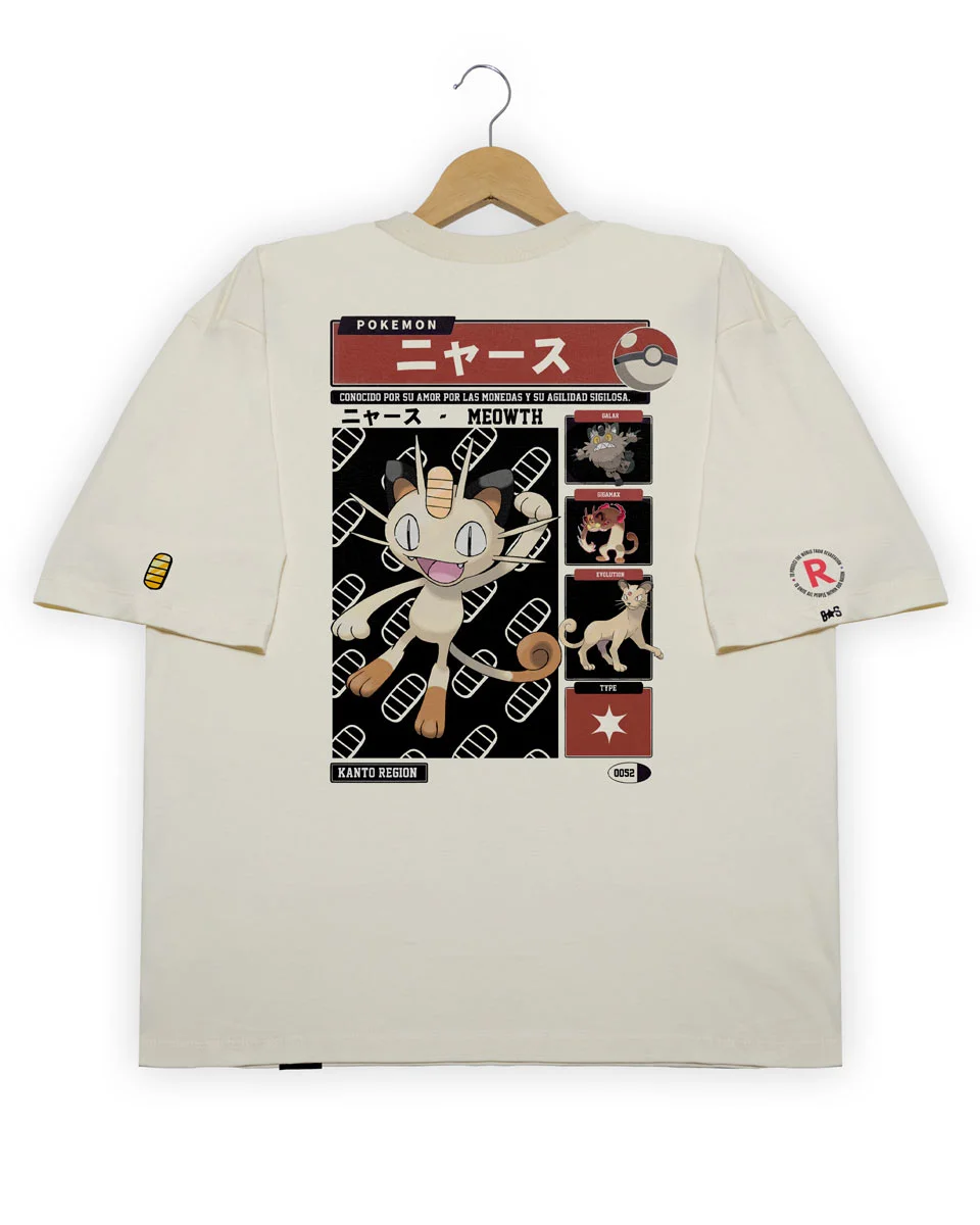 Camiseta Meowth 2.0