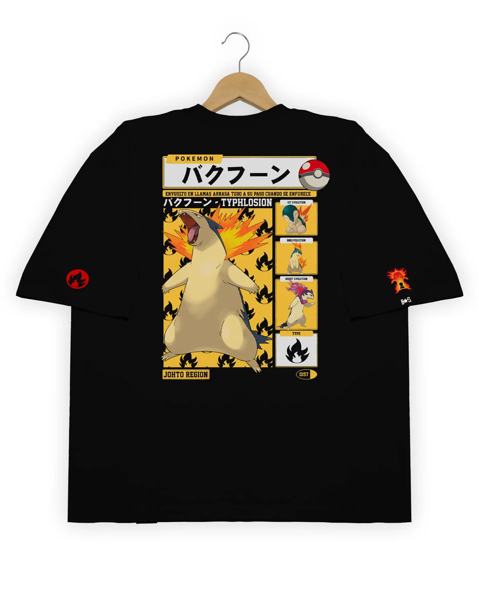 Camiseta Typhlosion 1.0